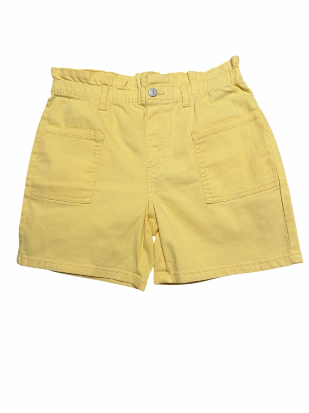 Paper bag shorts. Thereabouts. Yellow. 16. NWOT